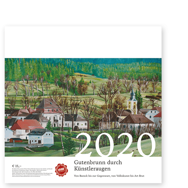 Kalender 2020 – "Gutenbrunn durch Künstleraugen"